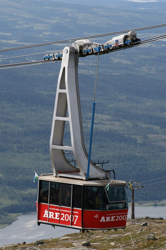 The cable car in Ã…re