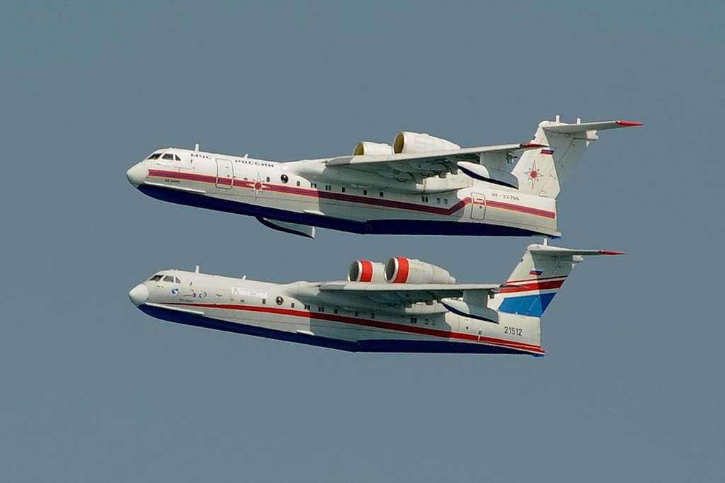 A pair of Beriev Be-200
