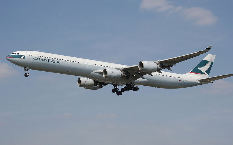 A Cathay Pacific Airbus A340-600