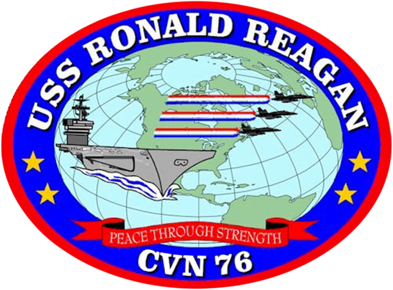 USS Ronald Reagan badge