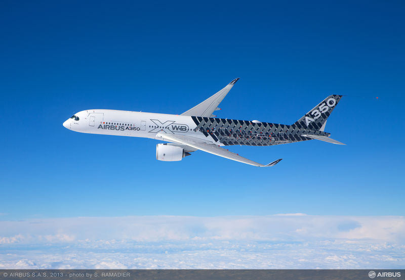 Airbus A350 XWB - MSN 2 in flight