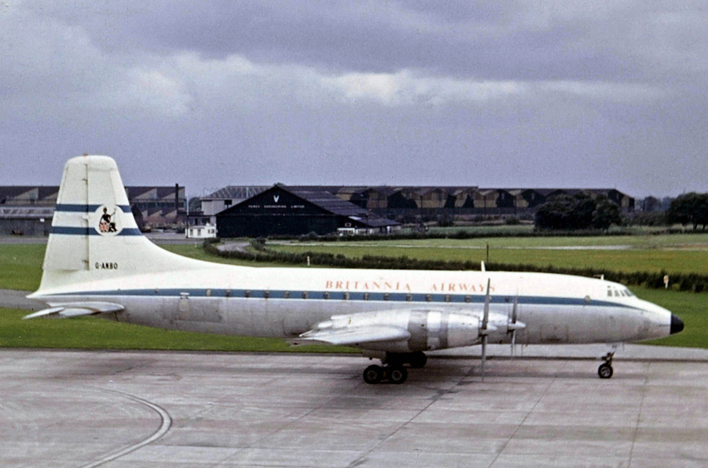 The Bristol Britannia at Manchester in 1965