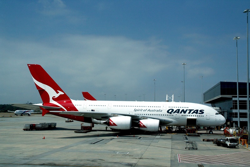 A Qantas Airbus A380