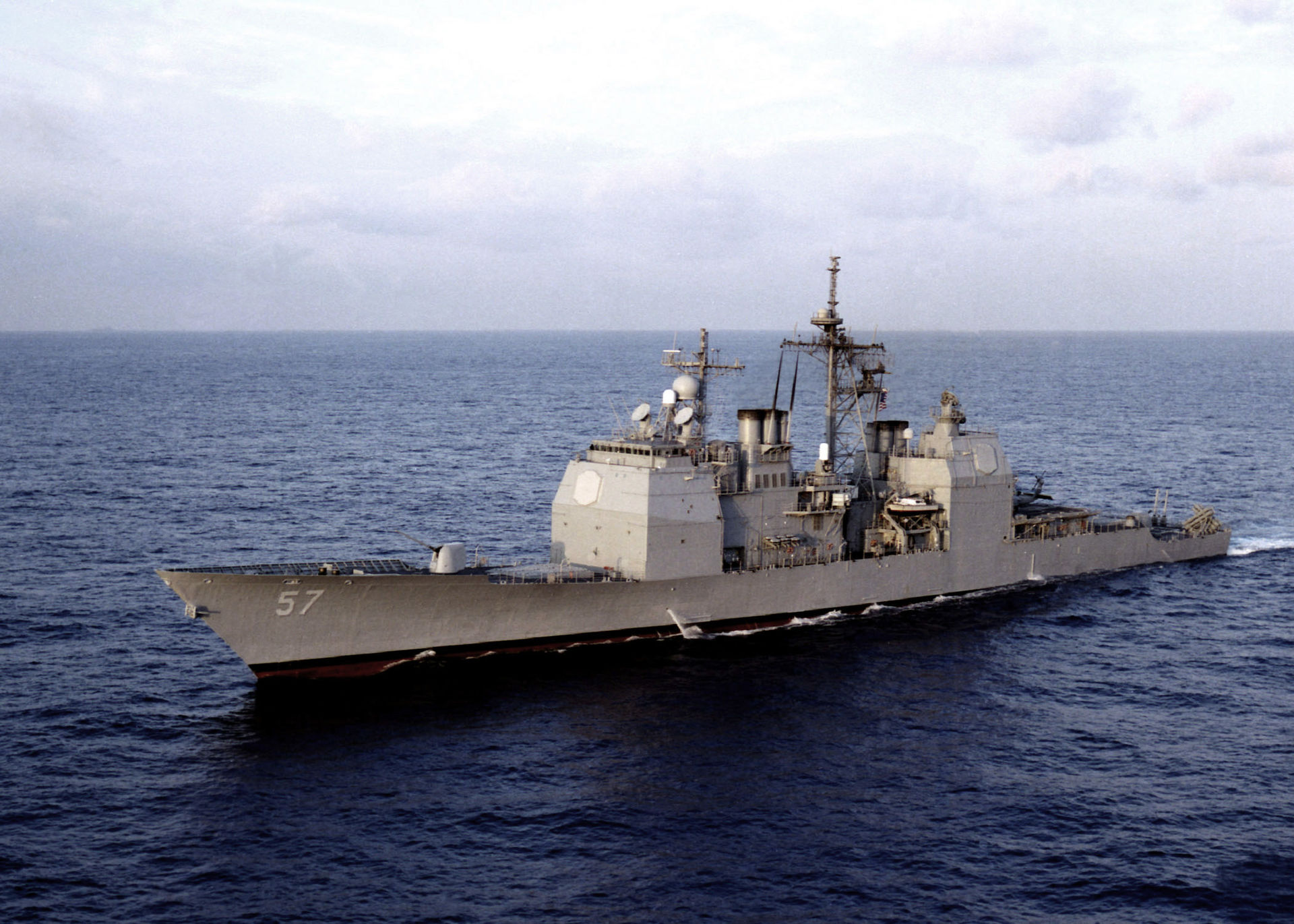 Ticonderoga-class guided missile cruiser USS Lake Champlain (CG 57)