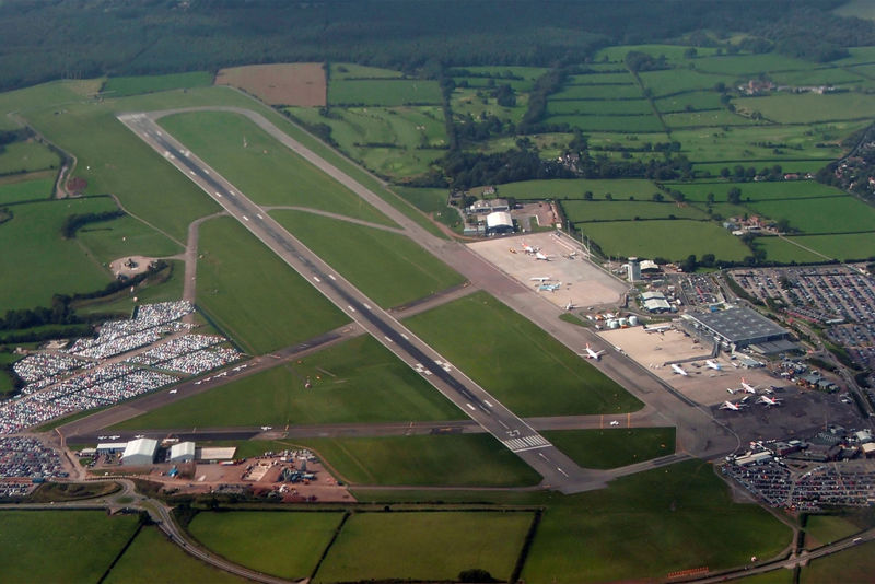 Bristol Airport - aerial view