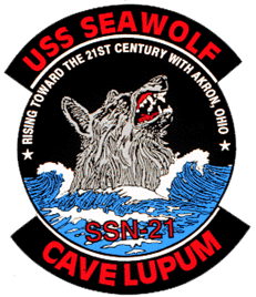 USS Seawolf badge