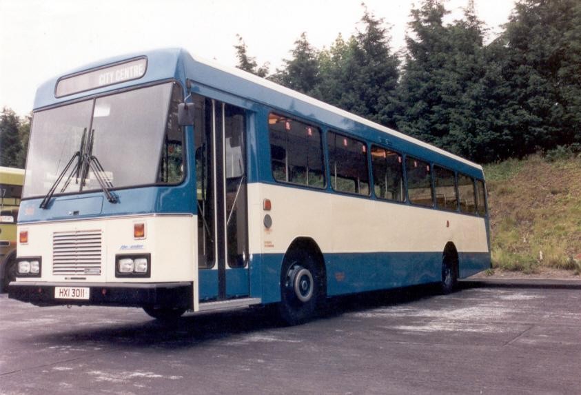 A Leyland Lynx bus with an Alexander N-type bodywork