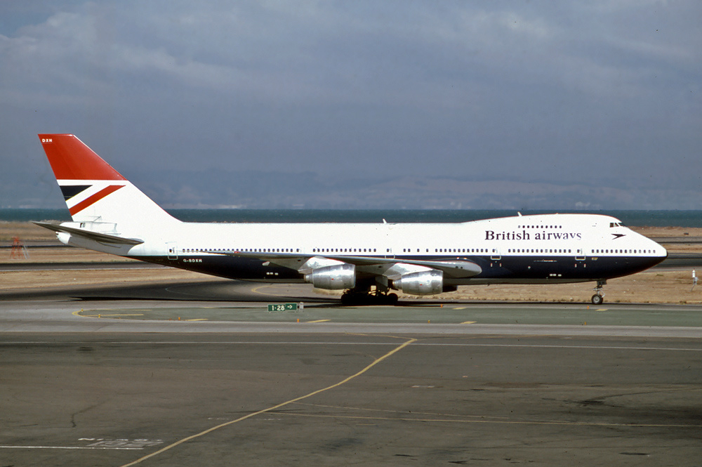 G-BDXH, the aircraft involved in the accident, 1980