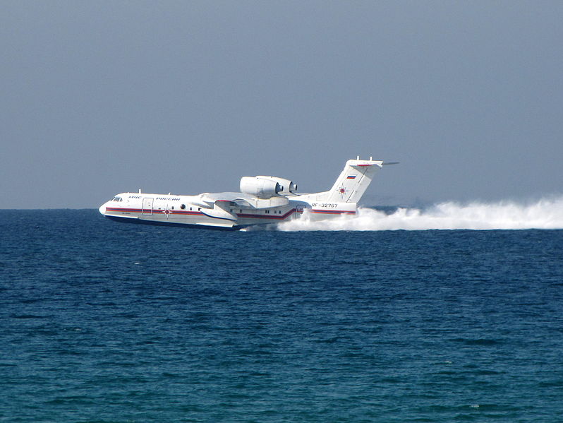  Beriev Be-200 of the Russian Ministry of Emergency Situations. In operation in 2010 Mount Carmel fire in Israel

This file is licensed under the Creative Commons Attribution-Share Alike 3.0 Unported license.
