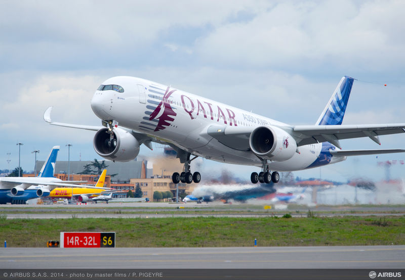 Airbus A350 XWB - MSN 4 in special Qatar livery