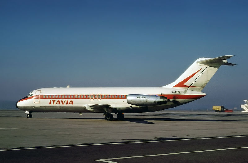 I-TIGI - the DC9 involved in the accident of Aerolinee Itavia Flight 870 near Ustica