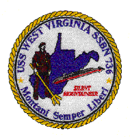 USS West Virginia SSBN-736 Coat of Arms